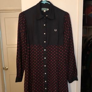 Fred Perry Twisted Wheel Rose Dress